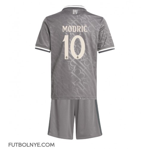 Camiseta Real Madrid Luka Modric #10 Tercera Equipación para niños 2024-25 manga corta (+ pantalones cortos)